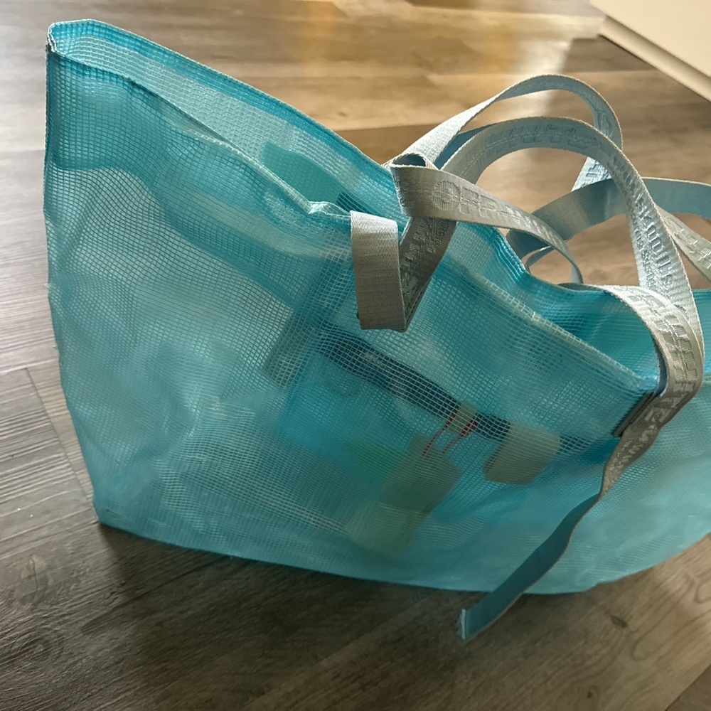 Off-White Canvas Arrows Commercial Tote - Picture 6 of 9